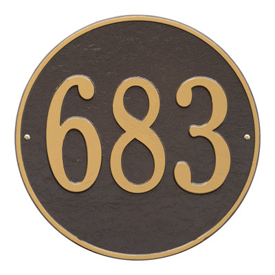 1-Line Wall Address Plaque