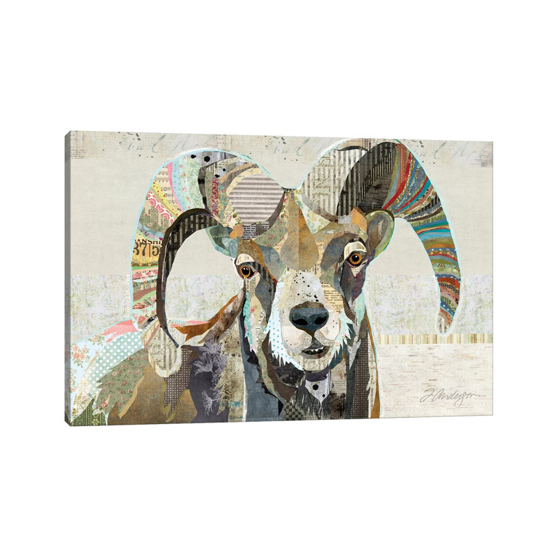 Wild Bighorn Sheep by Traci Anderson - Print on Canvas, Wrapped Canvas, 66.04 cm H x 45.72 cm W x 3.175 cm D