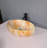 QieRao 16'' Marble Ceramic Oval Bathroom Sink