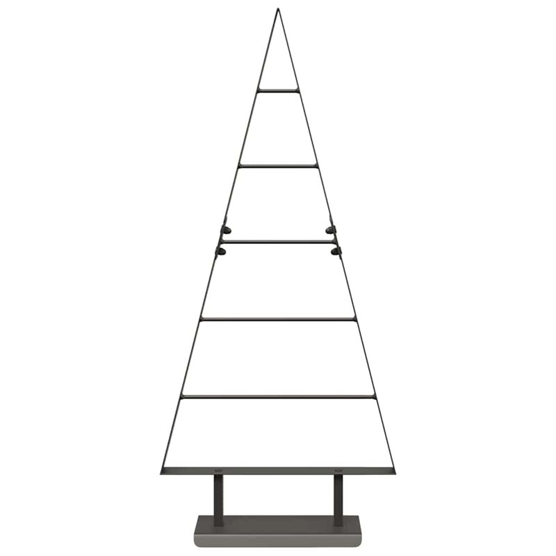  Metal Christmas Tree with Stand steel, Gold, 2.95' H