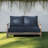 Outdoor 5'' Loveseat Seat / Back Cushion-1545942978