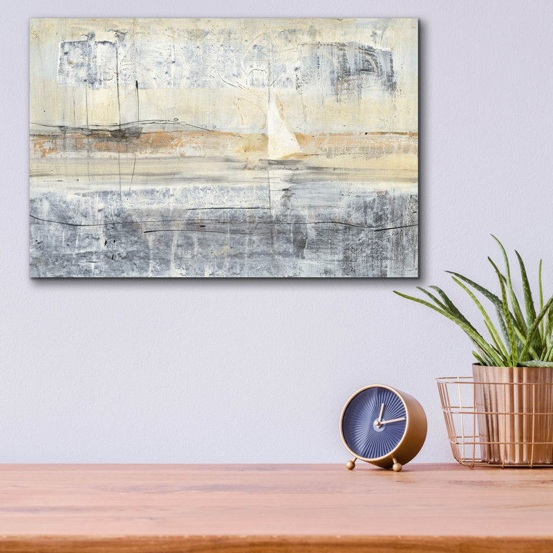 «Gold Coast» par Albena Hristova, art mural en verre acrylique, H 12 po x l 16 po x P 0,13 po