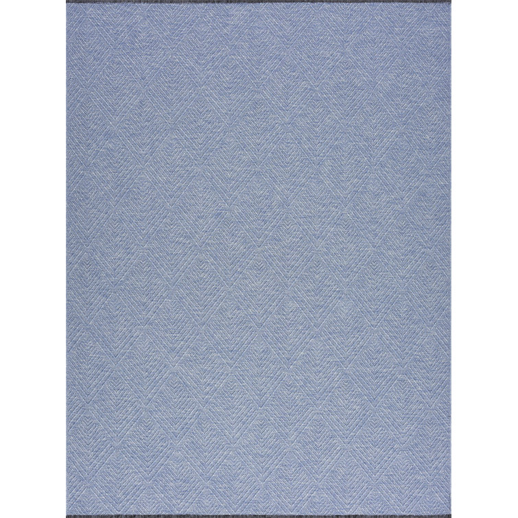 Javen Blue Machine Washable Non-Skid Rug Latitude Run Rug Size: Rectangle 8'10 x 12'2
