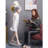 Minimalist Girl Fiberglass Floor Ornament