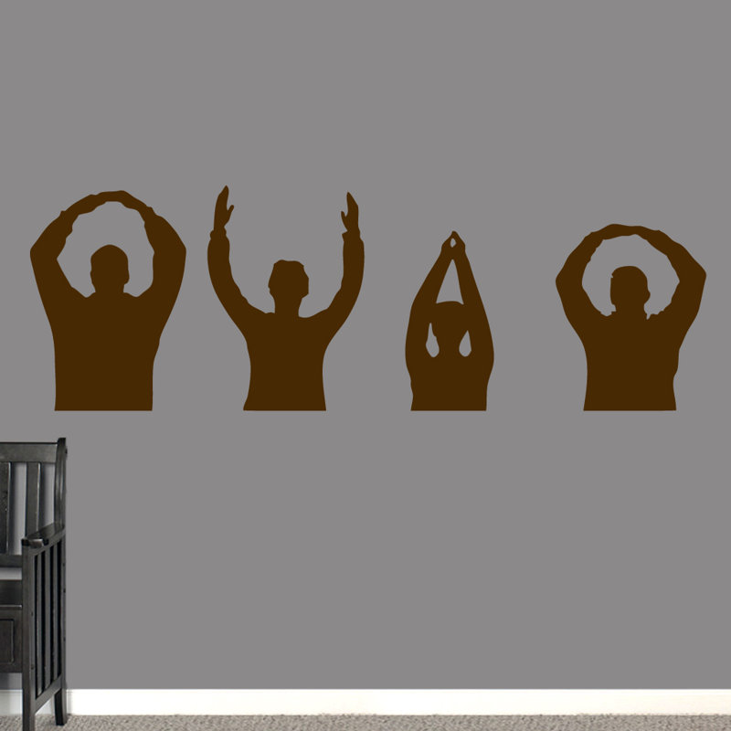 Adhésif décoratif «Ohio People», Brun chocolat