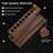 Solid Walnut Pen Display Stand With 9 Slots And Cell Phone Holder