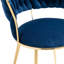 Ensemble de 2 chaises de salle à manger modernes en velours de 22,44 po Benedetta-1335758892