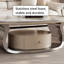 Ensemble de tables basses Modern avec base en acier inoxydable-2139828191-2139828185