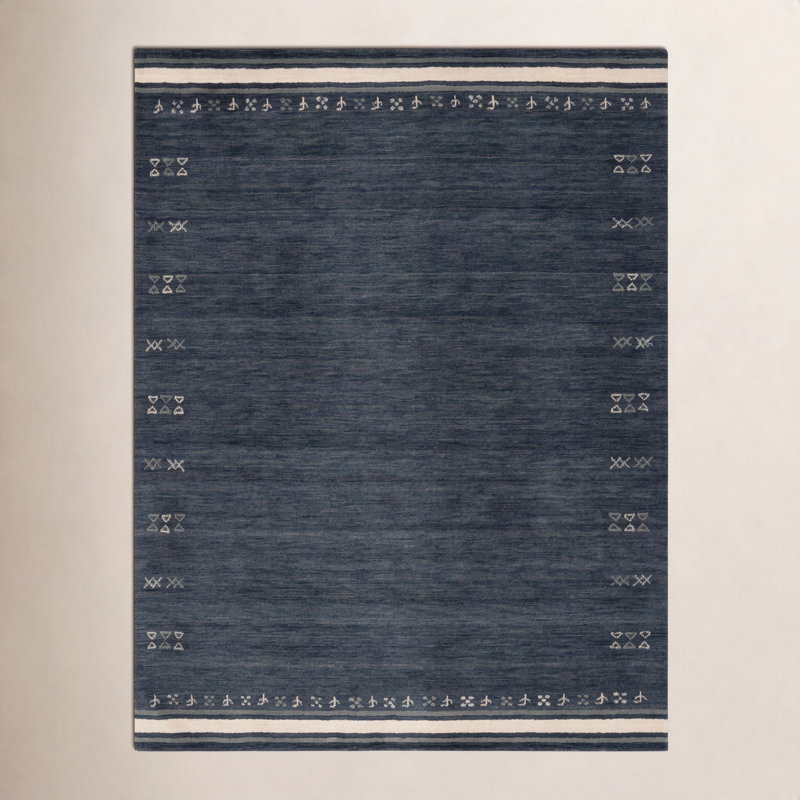 Santiago Hand-Loomed Wool Area Rug, Rectangle 8' x 10'