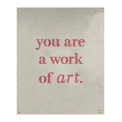 Tapisserie de travail en polyester d’art sur les citations