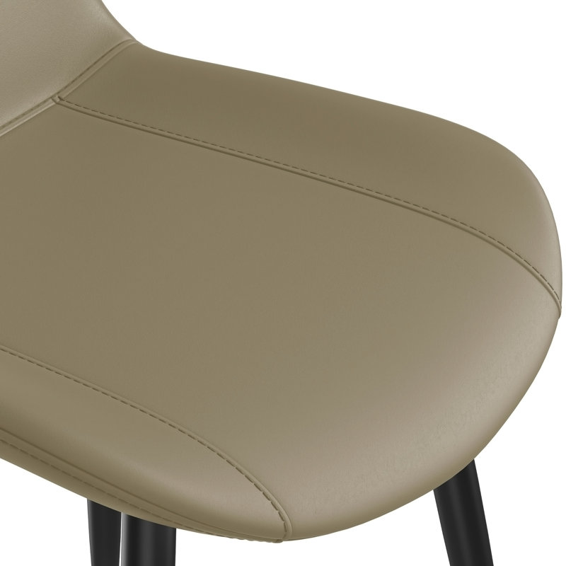 Ensemble de 2 chaises de salle à manger, 2, Chameau