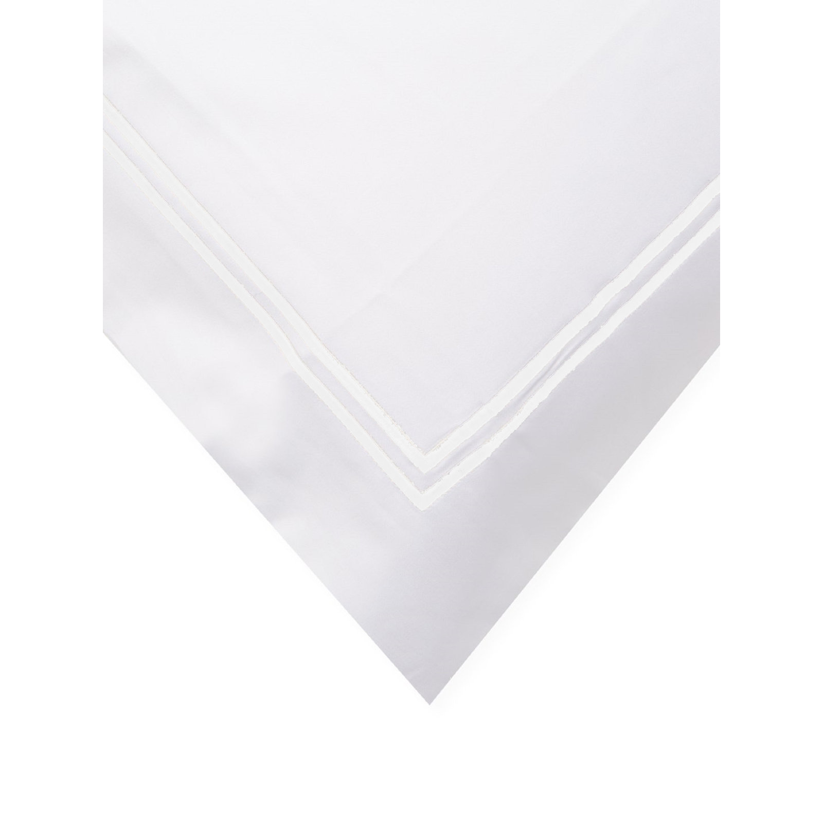 Azalia Cotton Duvet Cover Set, White, Full/Queen