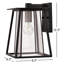 Izzie Black Outdoor Wall Lantern-1733570996