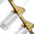 Sorrento 40-in 7-Light Plank Pendant Height Adjustable ETL Certified LED Linear Chandelier