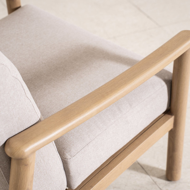 Chaise longue d'extérieur avec coussins Lott