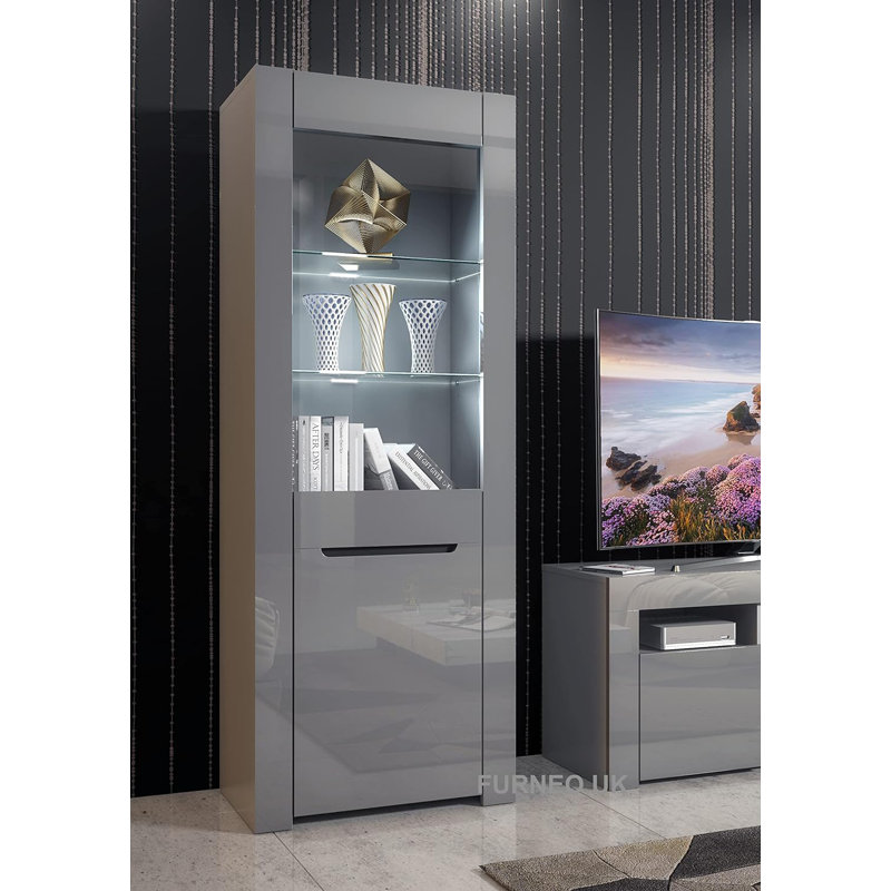 Milano Display Cabinet, White