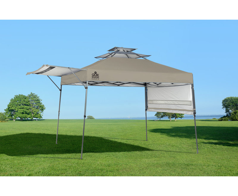 Tente pliante Summit X avec auvent, 204" W x 128" D