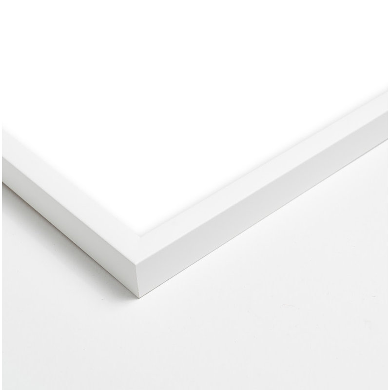 The Balance Of Taupe And Indigo 1 Print by Julia Balfour, 30" x 24" x 1.25", White Frame Paper