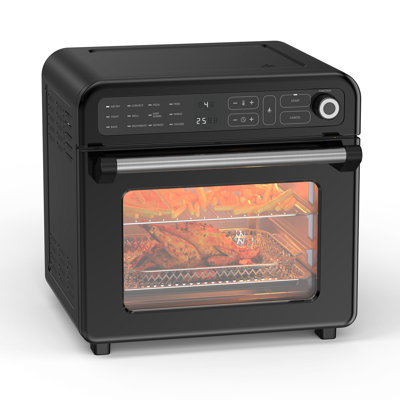 19.02-Quart Stainless Steel Touch Control 1 -Baskets Air Fryer
