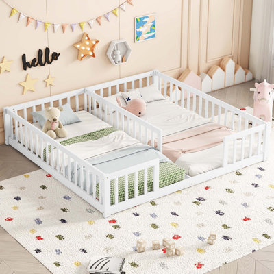 Double Floor Bed With Fence