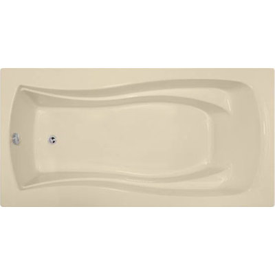 Charlotte 72'' x 36'' Soaking Acrylic Bathtub