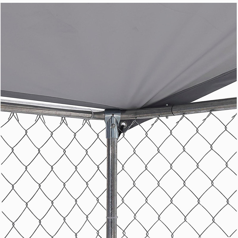 Niche pour chien d'extérieur avec auvent imperméable 181 po * 181 po * 71,65 po