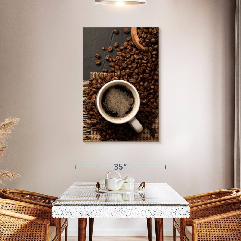 Yarlin Beans To Espresso, 45" H x 30" W