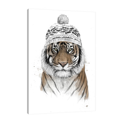 "Siberian Tiger", toile tendue par Balazs Solti