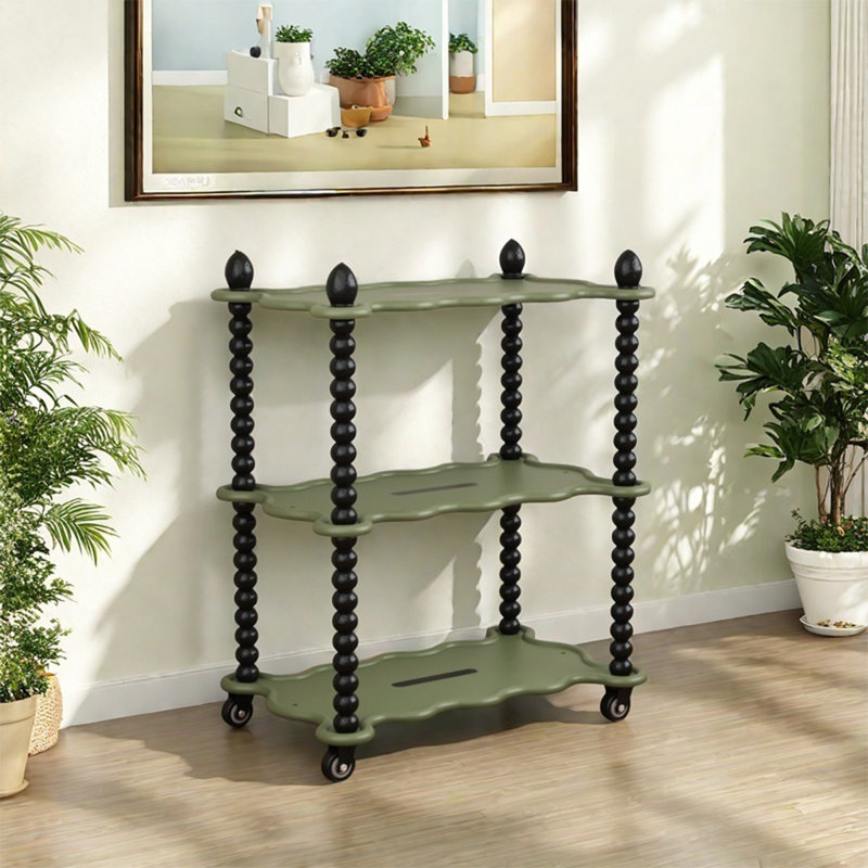 Rangement de plancher d'intérieur à plusieurs niveaux, H 29,92 po x l 23,62 po x P 15,75 po, Vert