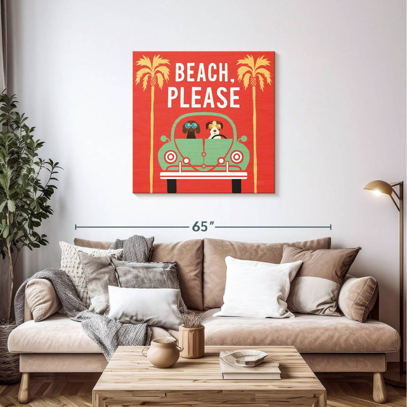 Beach Bums Beetle, 36" H x 36" W