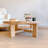 Farmhouse Round Wood Coffee Table, Rustic Design-891289651