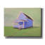  «Blue House» par Bebe Keith, art mural sur toile, 34 po x 26 po