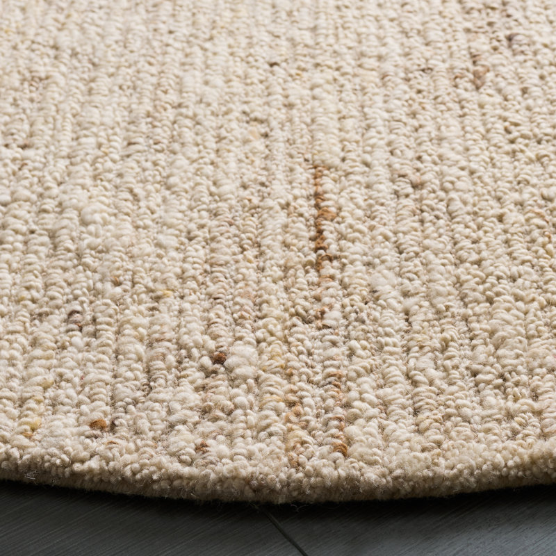 Tapis d'intérieur en laine touffeté à la main Earthly, Rond 6 pi