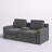 Upholstered Home Theater Seating with Cup Holder