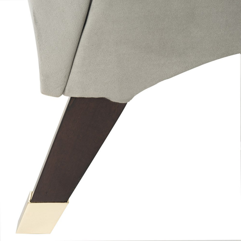 Méridienne Schumacher, Velours gris