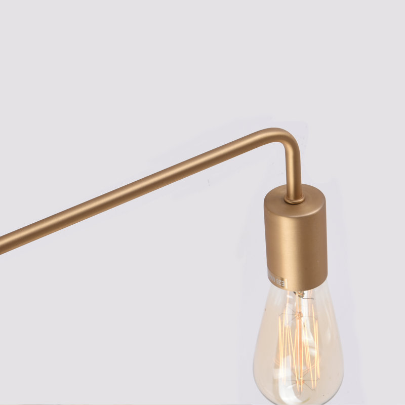 Kasson Semi Flush Mount, Brushed Brass
