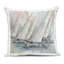 Coussin d'extérieur imprimé «Sailing the Cooper River», design par Linda Sperruche