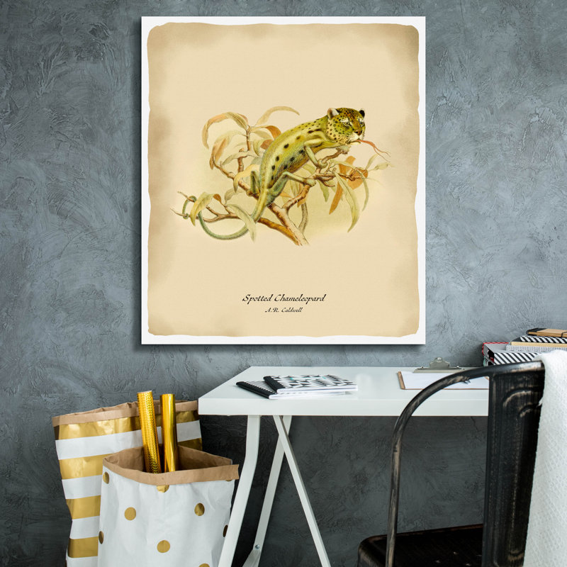 «Chameleopard» par Angela Tannehill, H 30 po x l 26 po x P 1,5 po