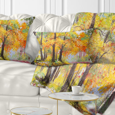 Landscape Reversible Throw Pillow