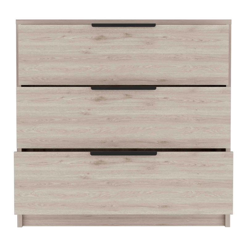 Anayelly 27.6'' W 3 - Drawer Dresser, Light Beige