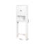 Armoire de salle de bain blanche avec tablette réglable élégante, 23,99 x 7,76 x 68,26 pouces, blanc