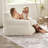 Oversize Compression Bean Bag Chairs For Adults With Pillow and Pocket,White-1098815500