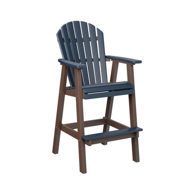 Comfo Back Outdoor Bar Stool