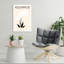 Aquarius Orchid Minimal Elegant Modern Abstract Orchid Flower Landscape Wall Art Print-135424599