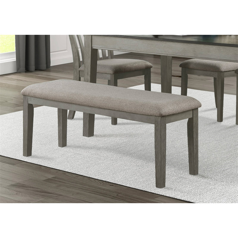 Mobilier de salle à manger en tissu brossé 1pc, Gris
