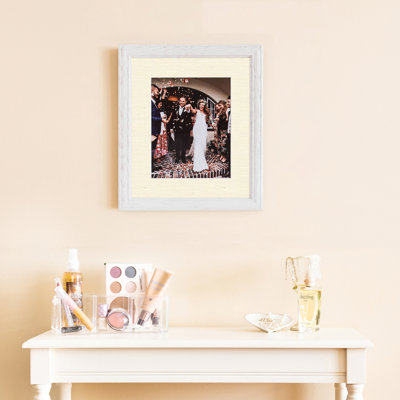 Cadre pour photo simple 12 po x 16 po en bois mat