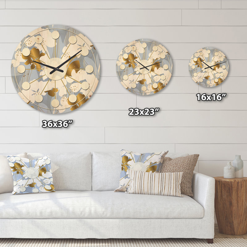 Horloge murale Orchid Blossom, Grand
