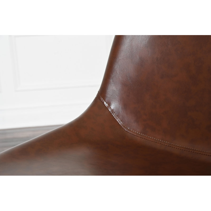 Chaise rembourrée Oslo, Brun foncé