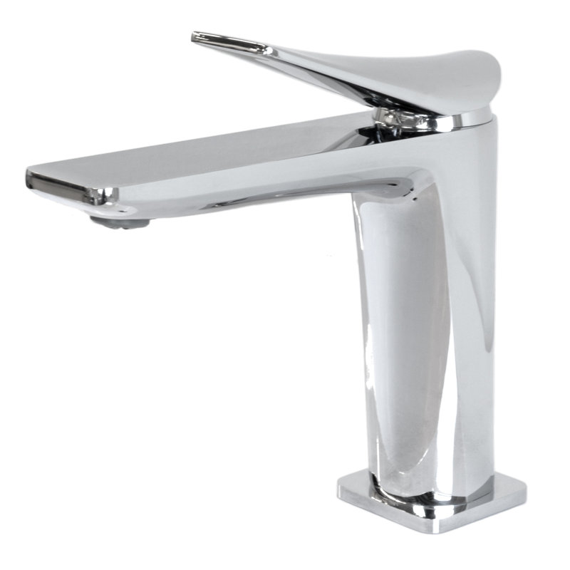 Robinet de salle de bains monotrou avec ensemble de drainage
