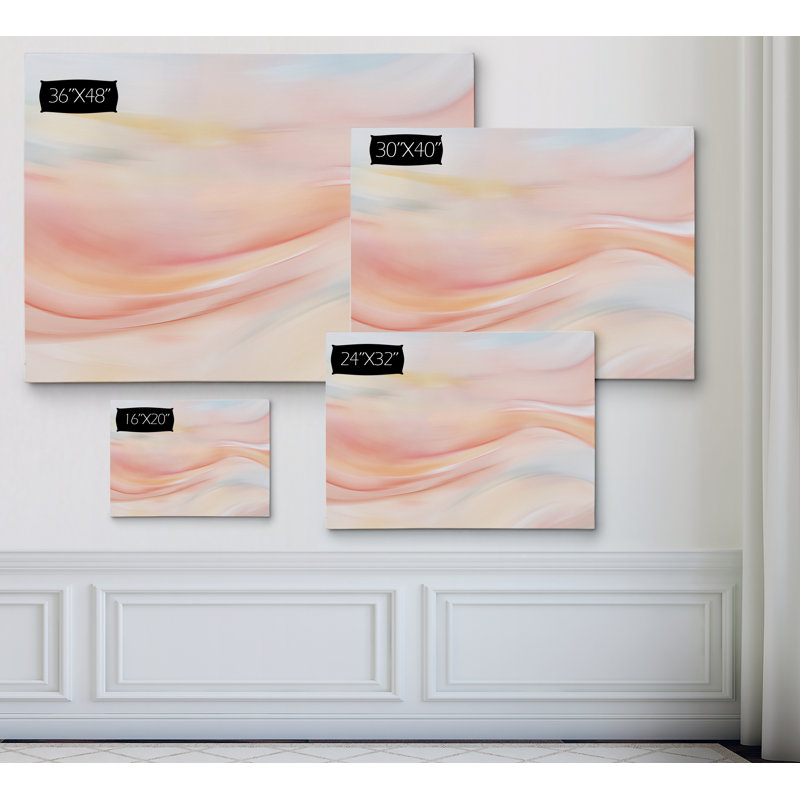 Soft Harmony - reproduction d'art sur toile encadrée, H 24 po x l 32 po x P 1,5 po, Toile tendue